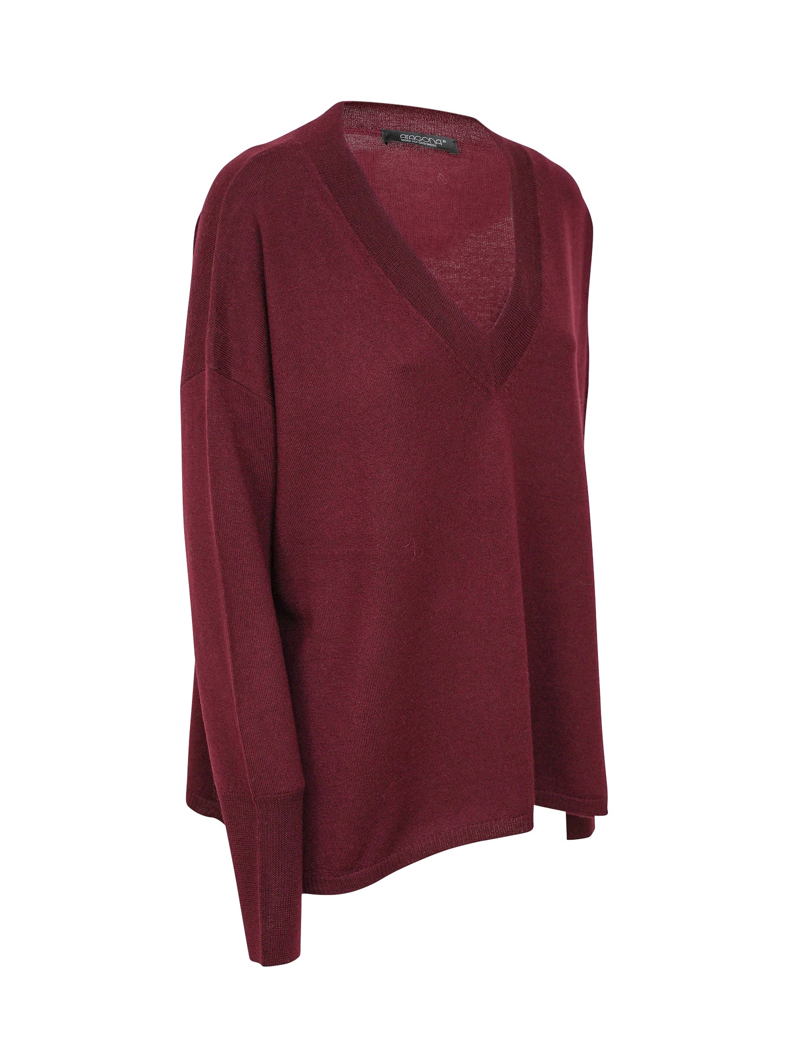 maglia collo a over spalla scesa 