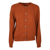 cardigan 6 bottoni girocollo 