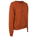 cardigan 6 bottoni girocollo 