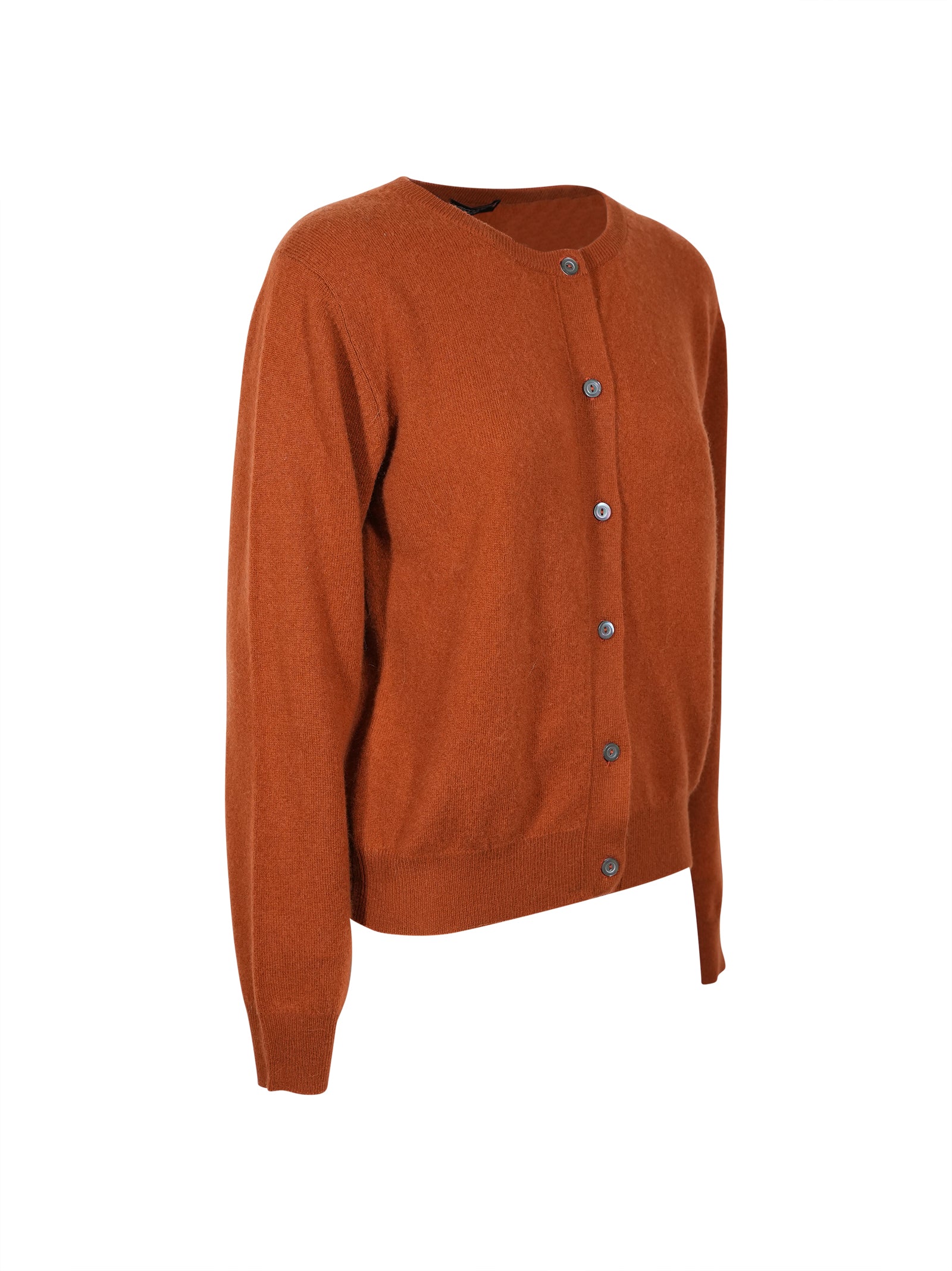 cardigan 6 bottoni girocollo 