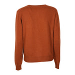 cardigan 6 bottoni girocollo 