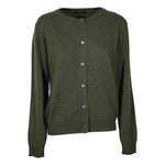 cardigan 6 bottoni girocollo 