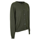 cardigan 6 bottoni girocollo 