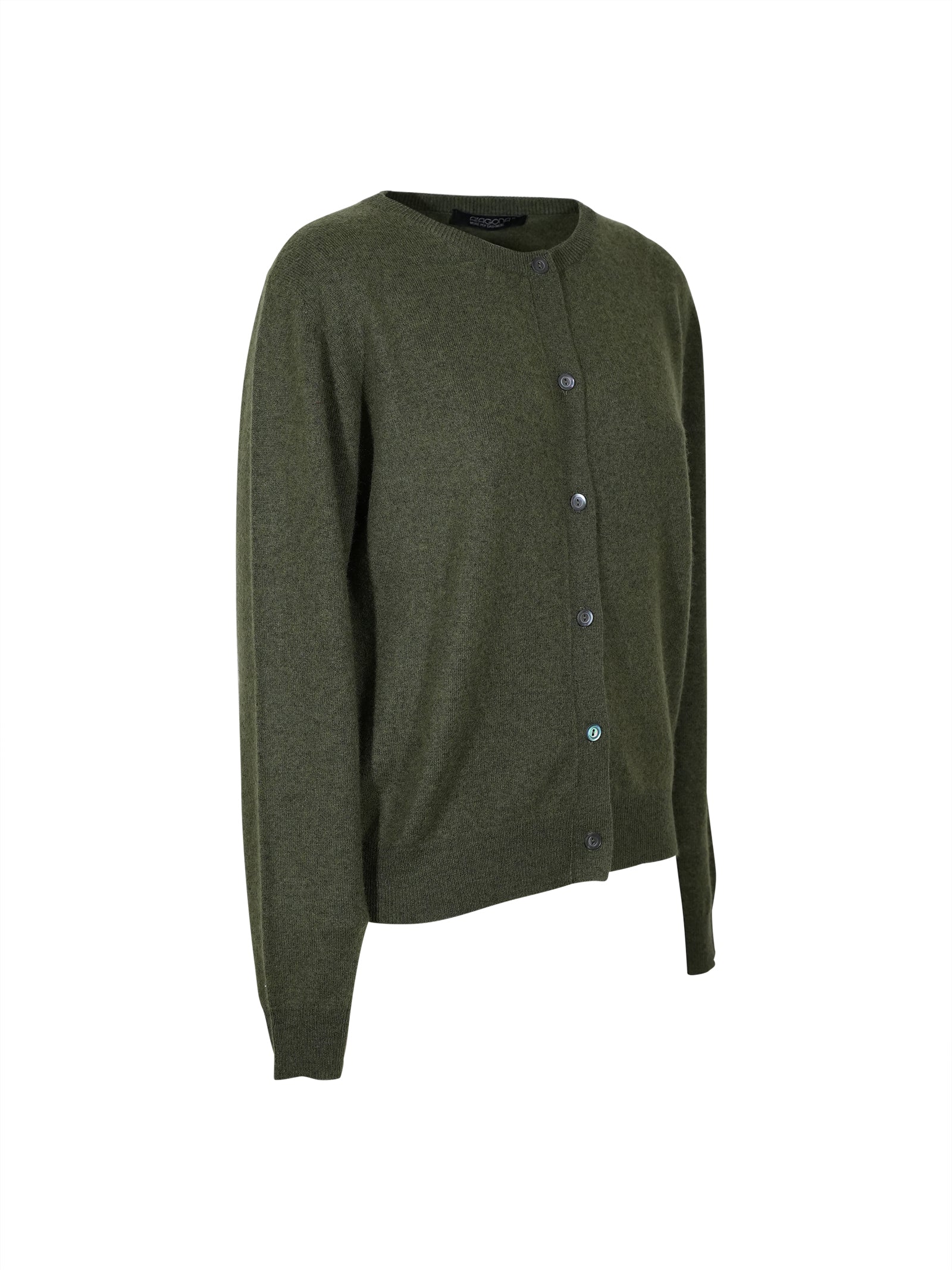 cardigan 6 bottoni girocollo 