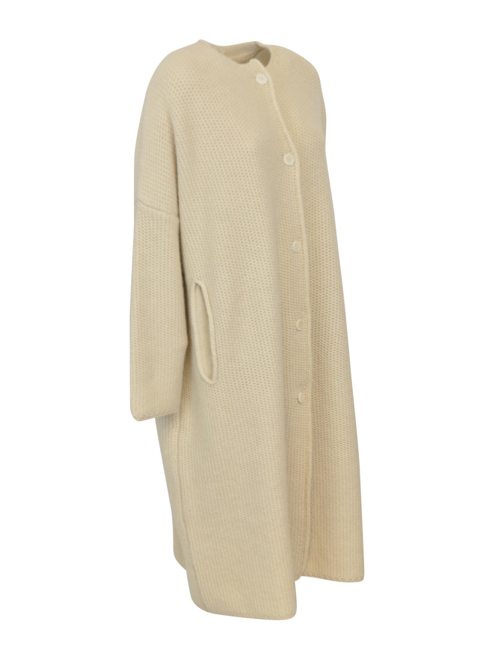 cappotto over senza collo 