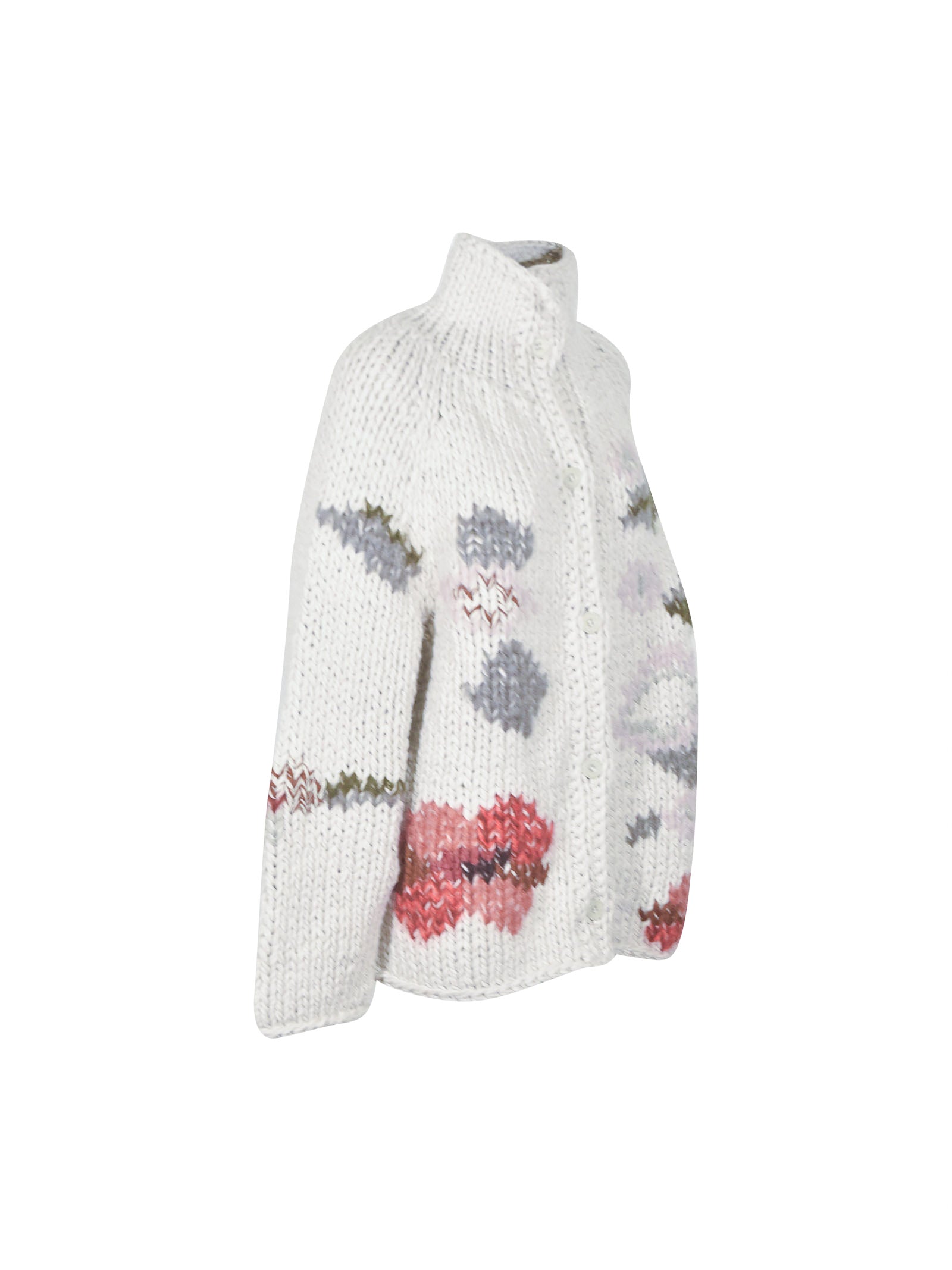 giacca  fantasia jacquard fatta a mano 