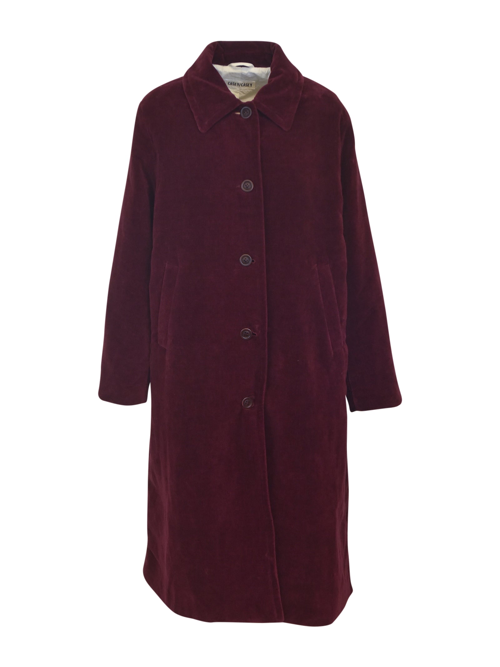 cappotto velluto liscio 
