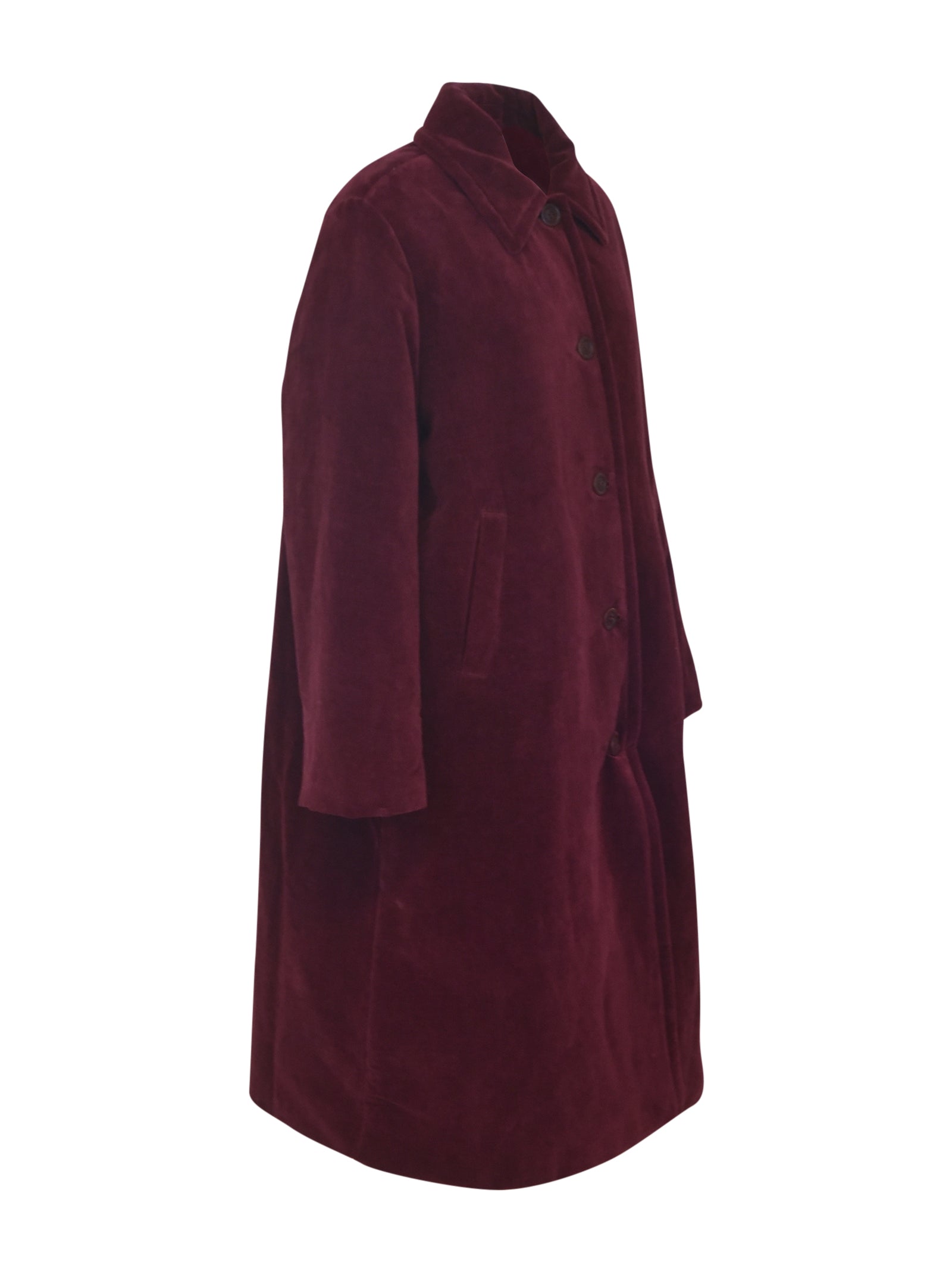 cappotto velluto liscio 