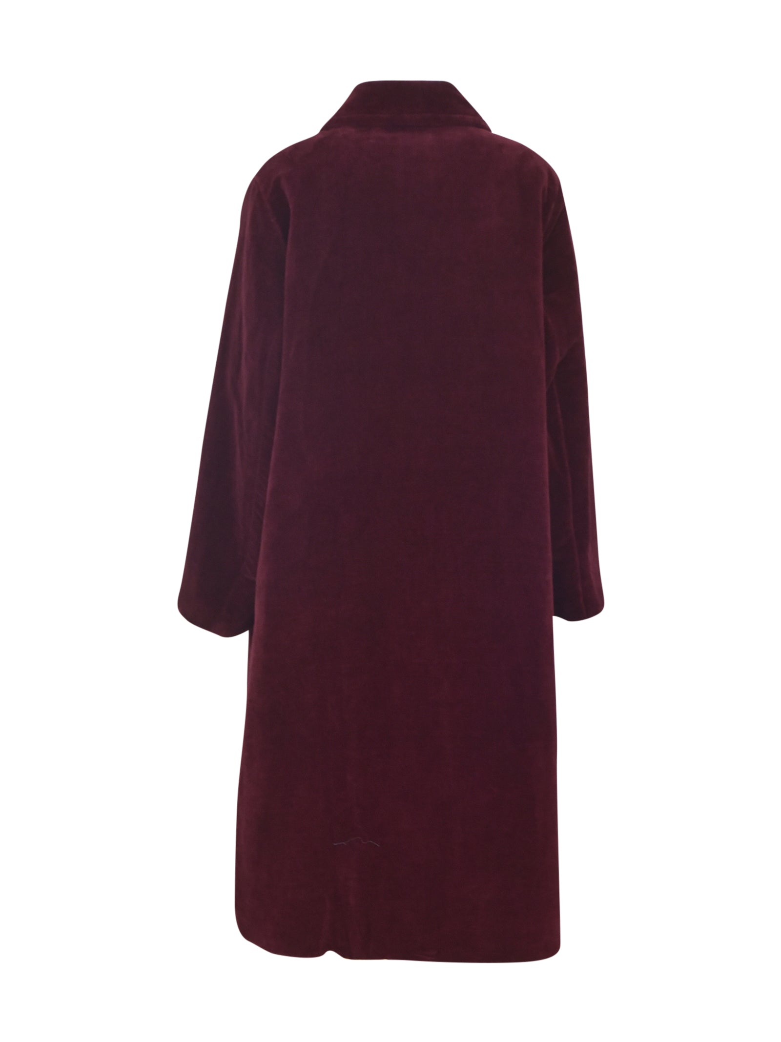 cappotto velluto liscio 