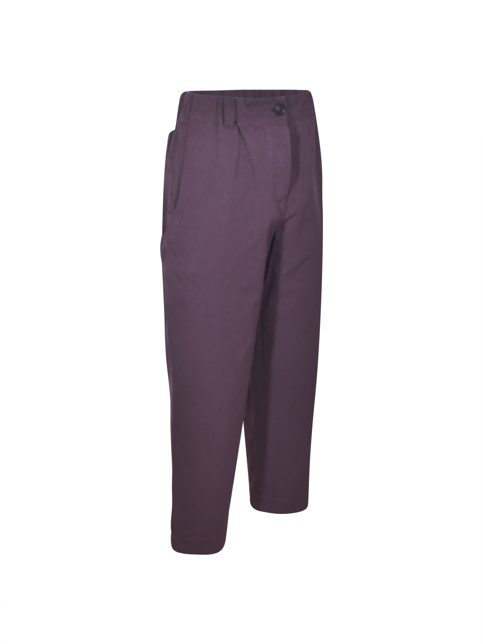 pantaloni gamba dritta elastico in vita 