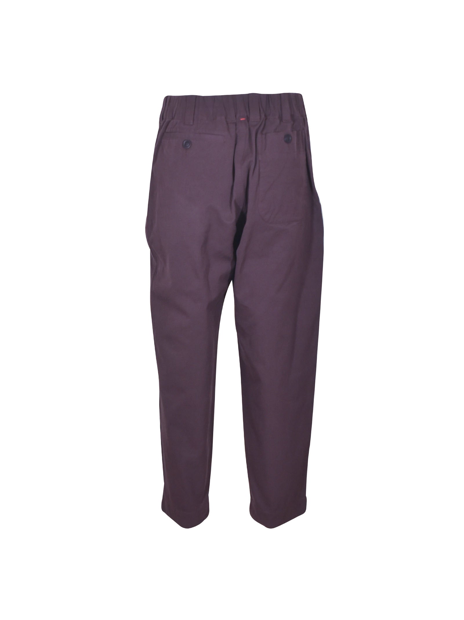 pantaloni gamba dritta elastico in vita 