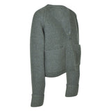 cardigan coste con zip 