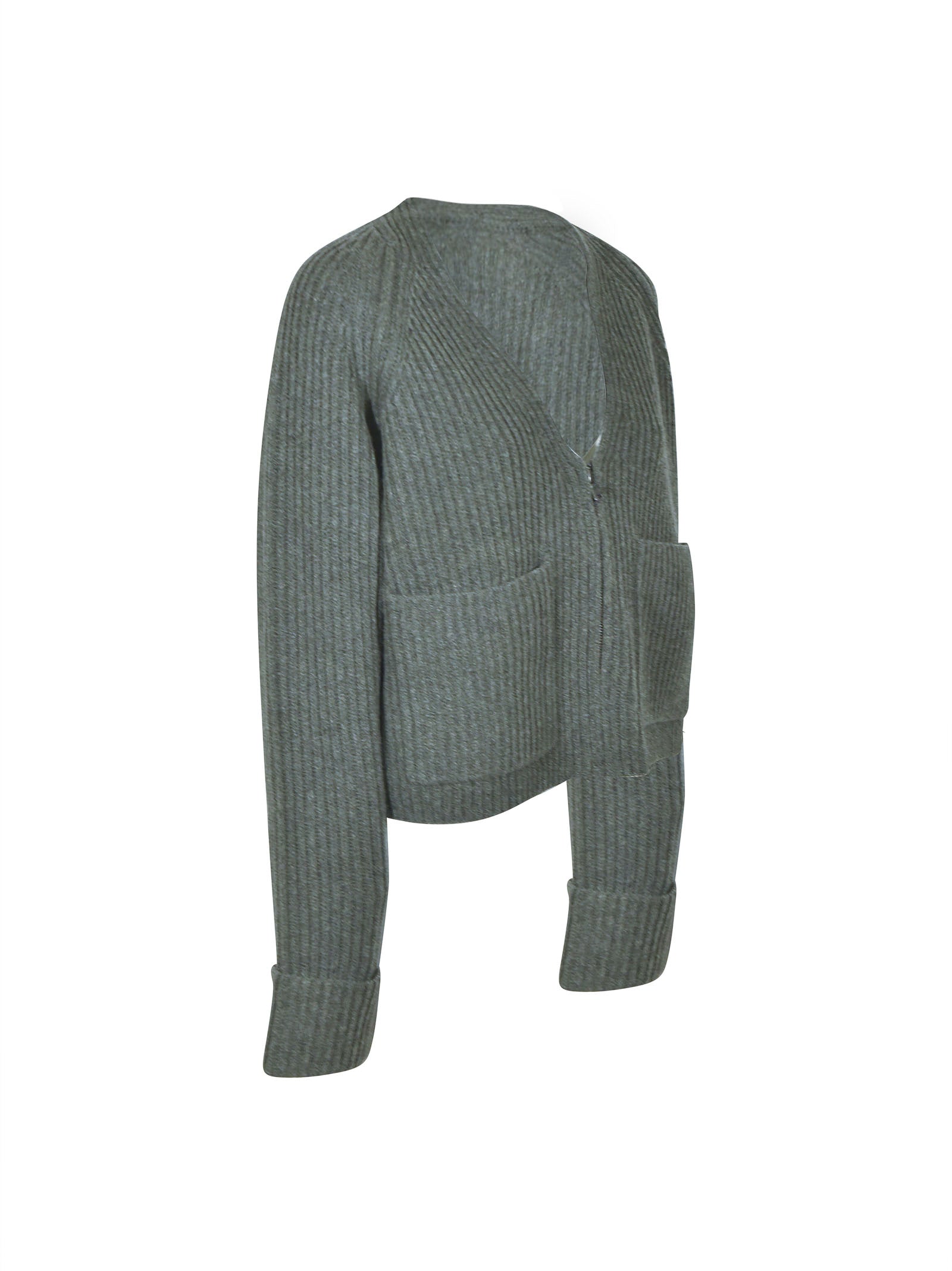 cardigan coste con zip 