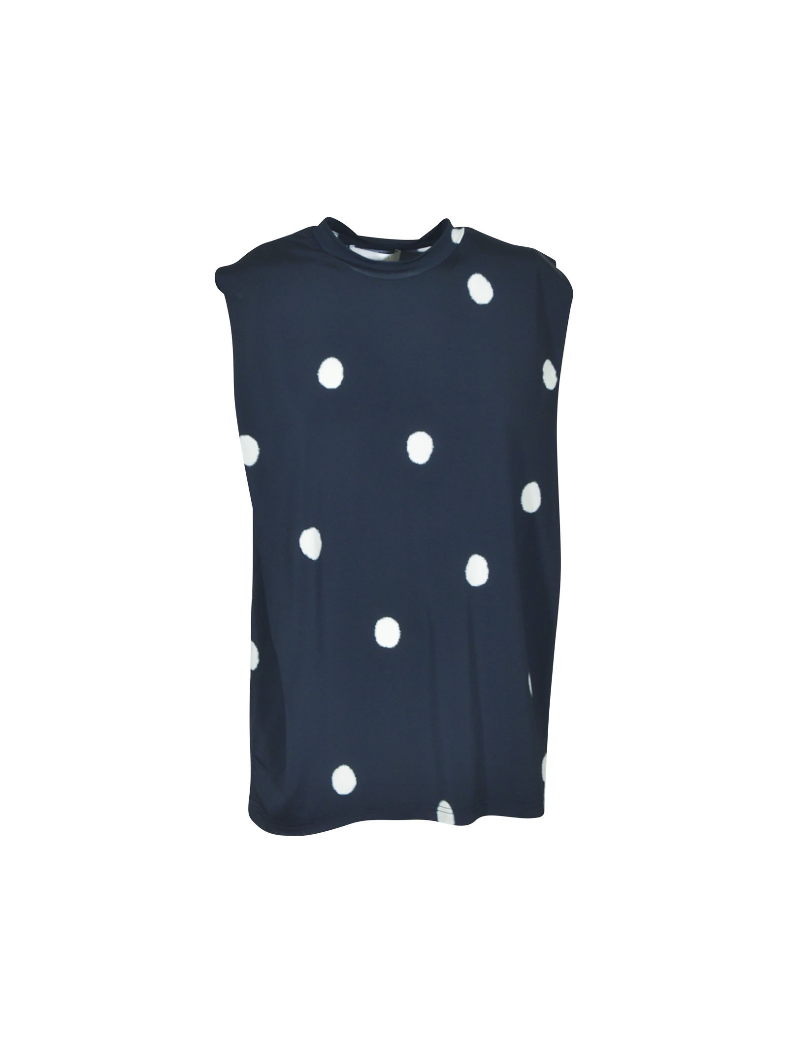 top girocollo s/m pois 