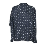 camicia v dietro con fiocco pois 