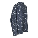 camicia v dietro con fiocco pois 