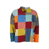 cardigan con colletto multicolor 