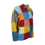 cardigan con colletto multicolor 