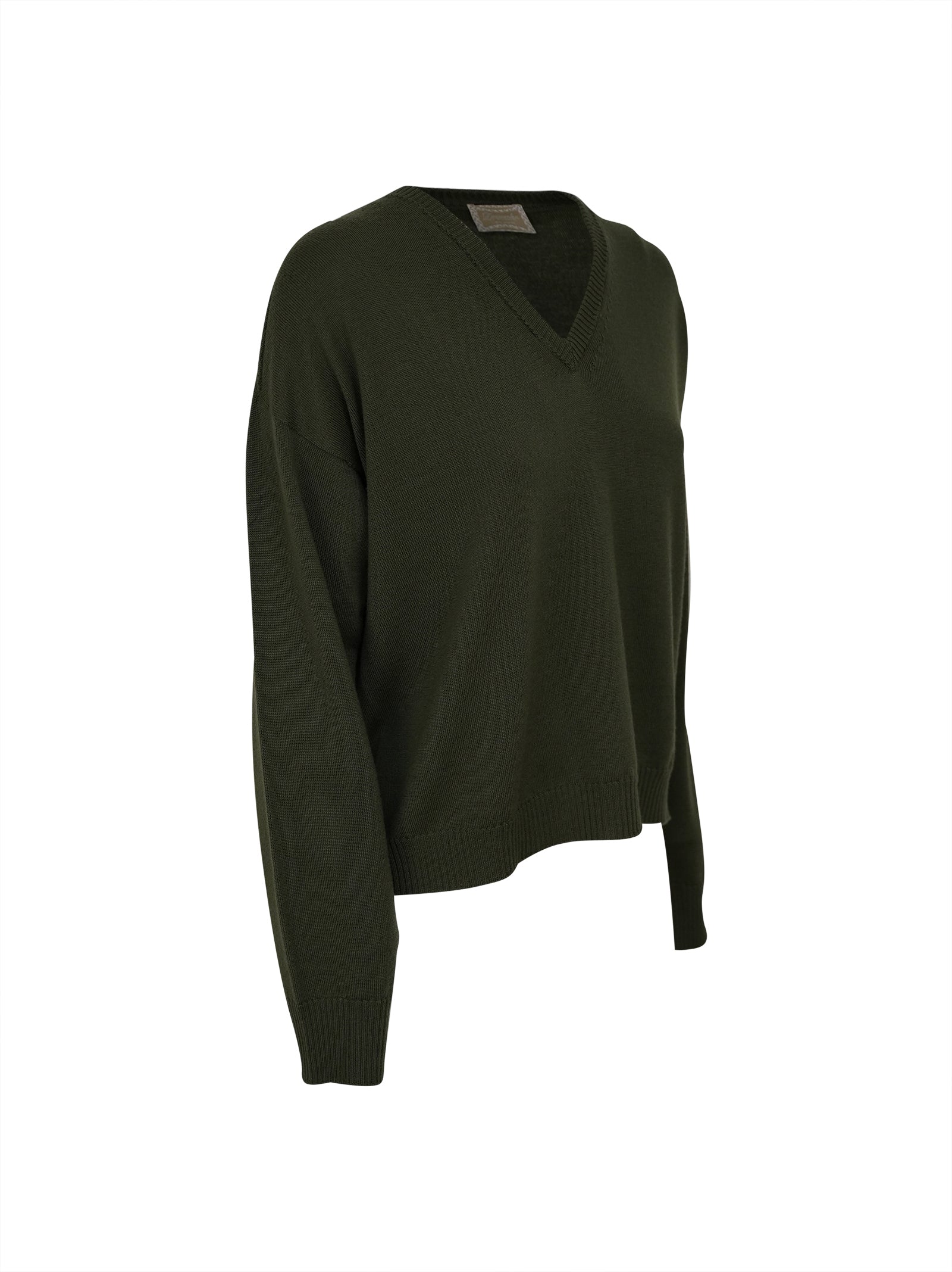 maglia scollo v rasato 