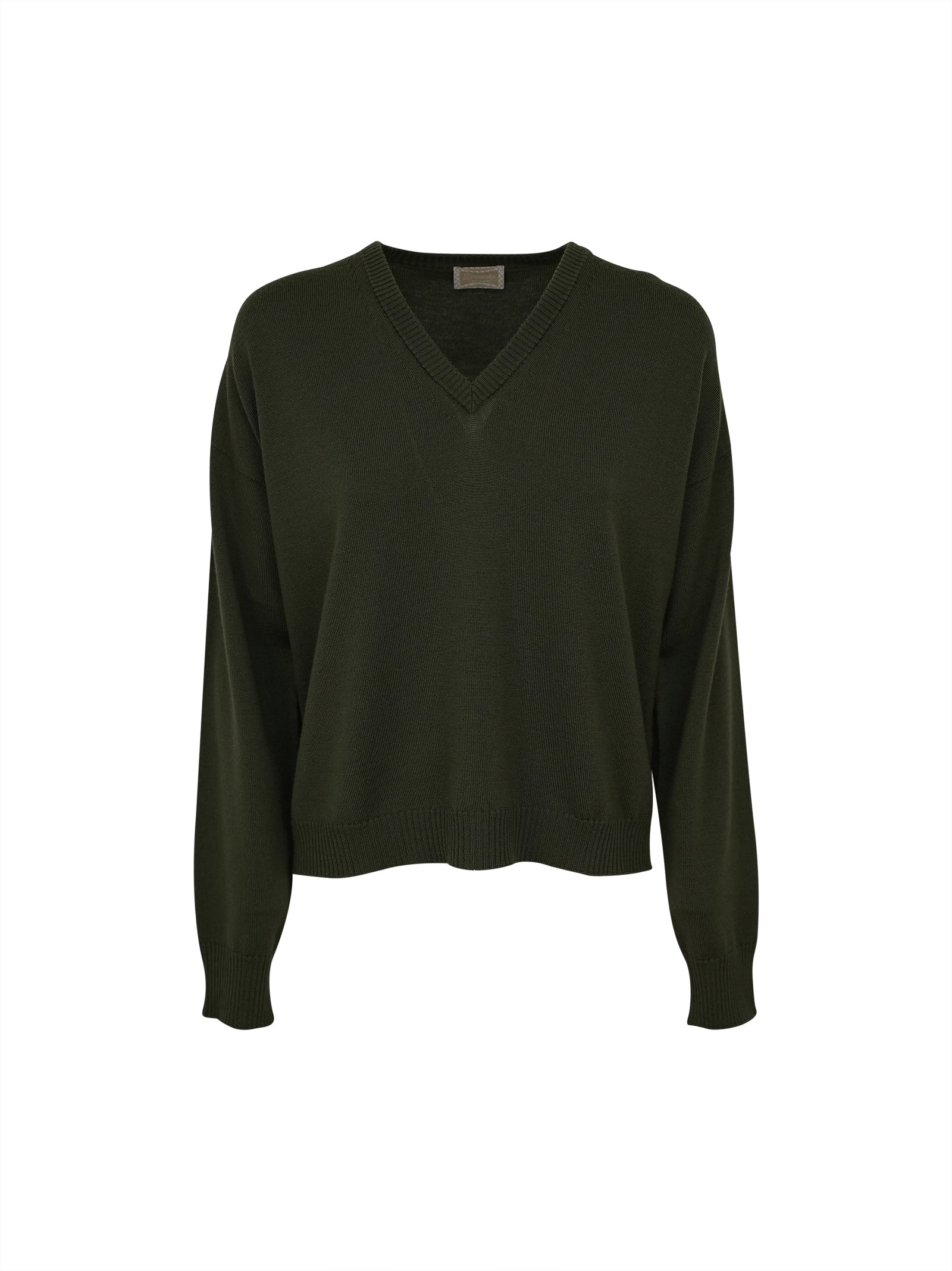 maglia scollo v rasato 