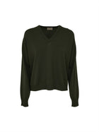 maglia scollo v rasato