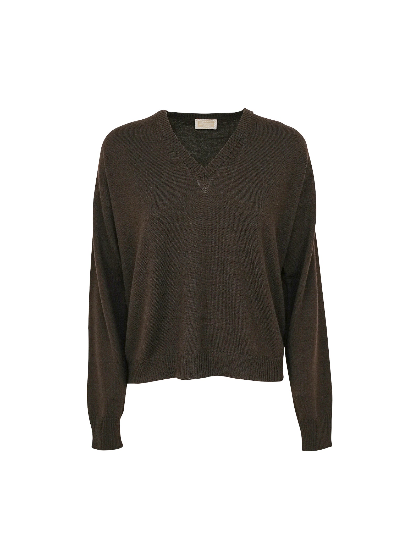 maglia scollo v rasato 