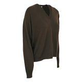 maglia scollo v rasato 