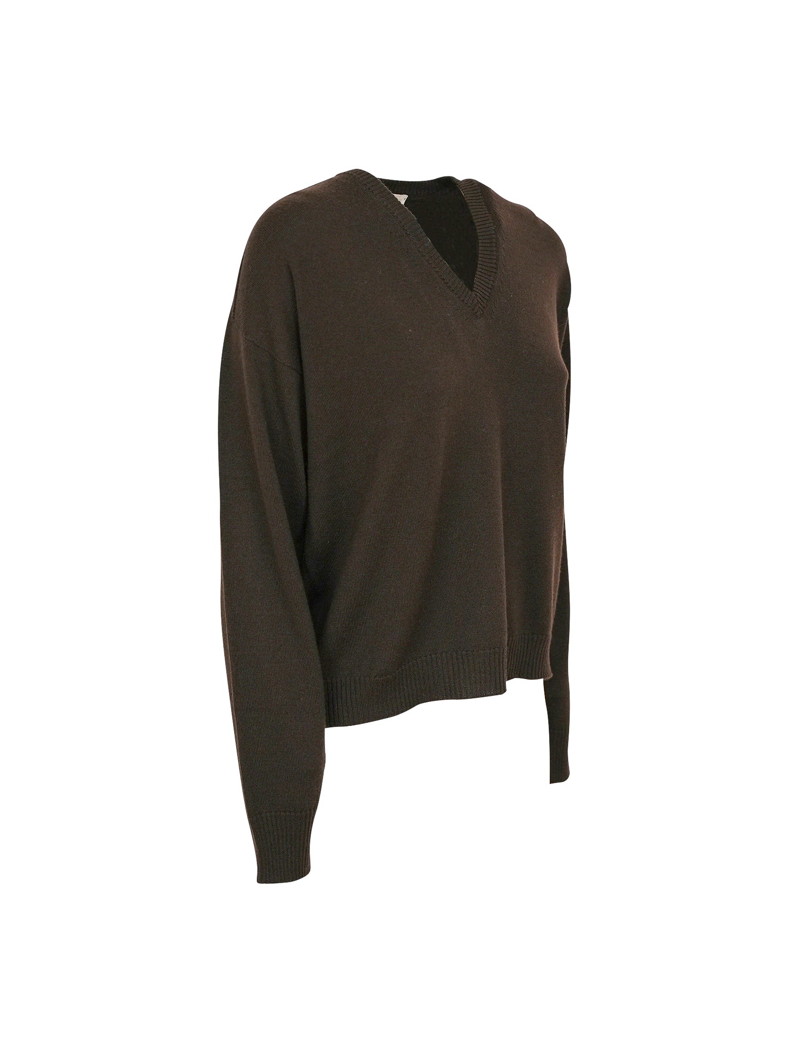 maglia scollo v rasato 