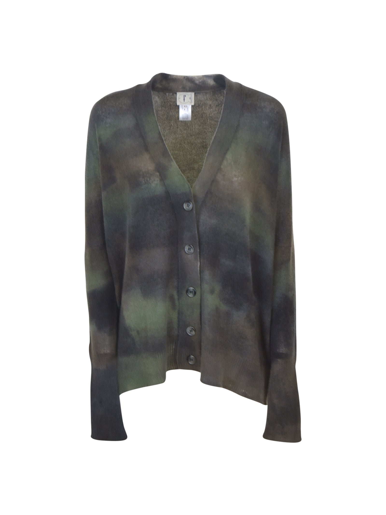 cardigan over camouflage 