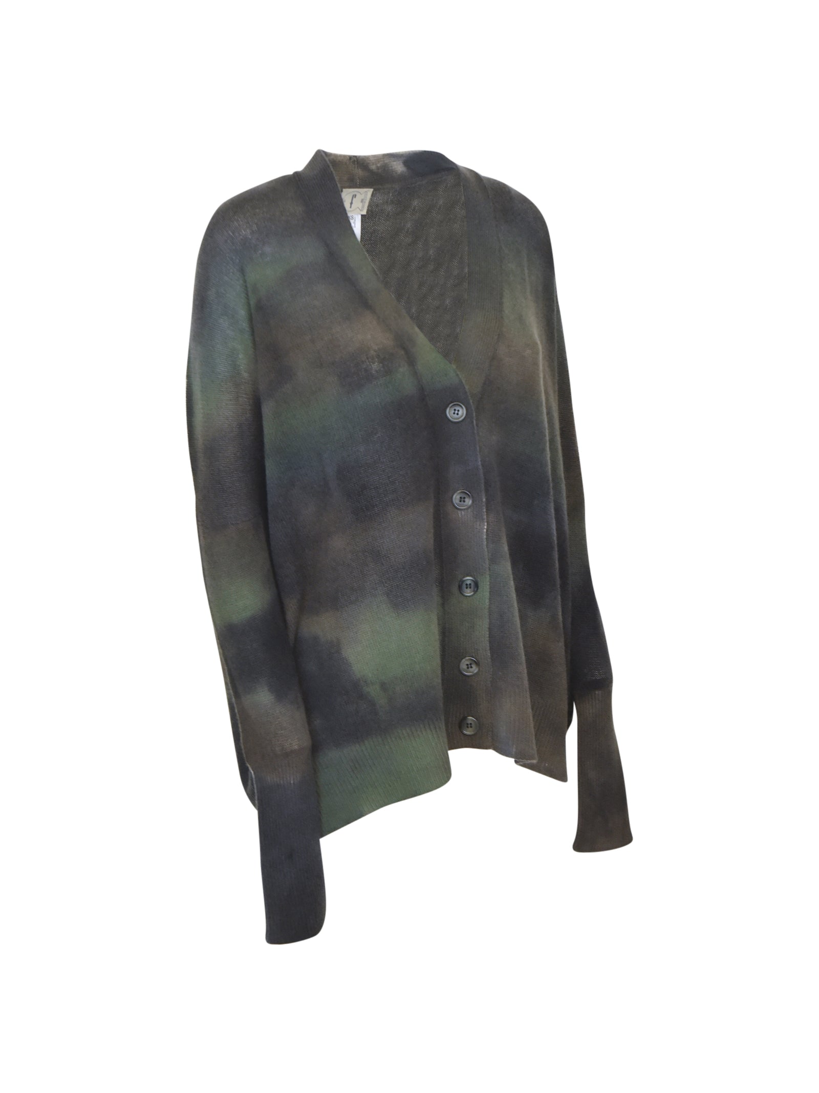 cardigan over camouflage 