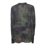 cardigan over camouflage 