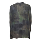 cardigan over camouflage 