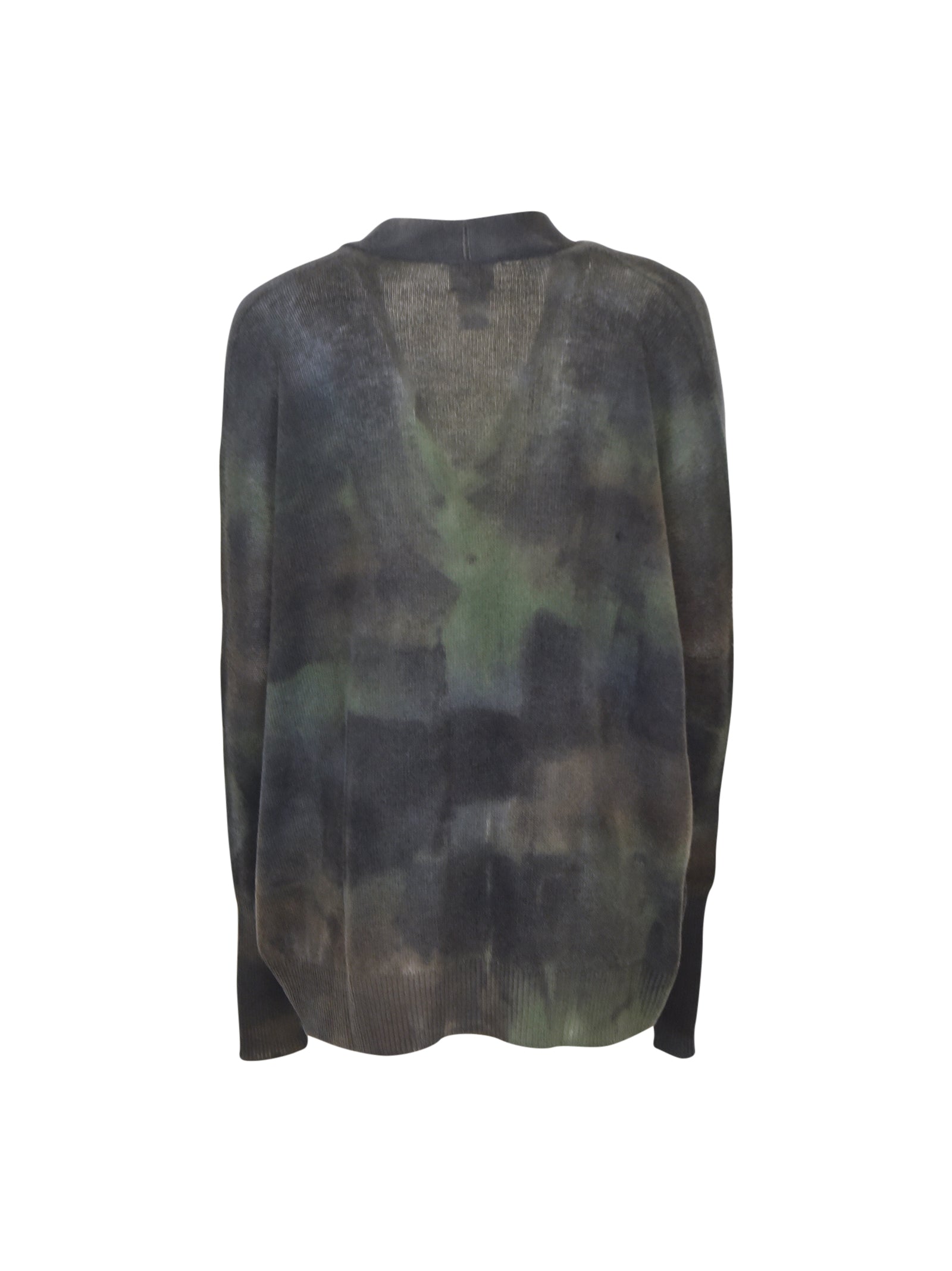 cardigan over camouflage 