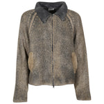 bomber zip  bicolore 