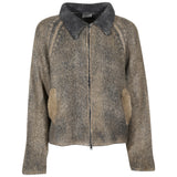 bomber zip  bicolore 