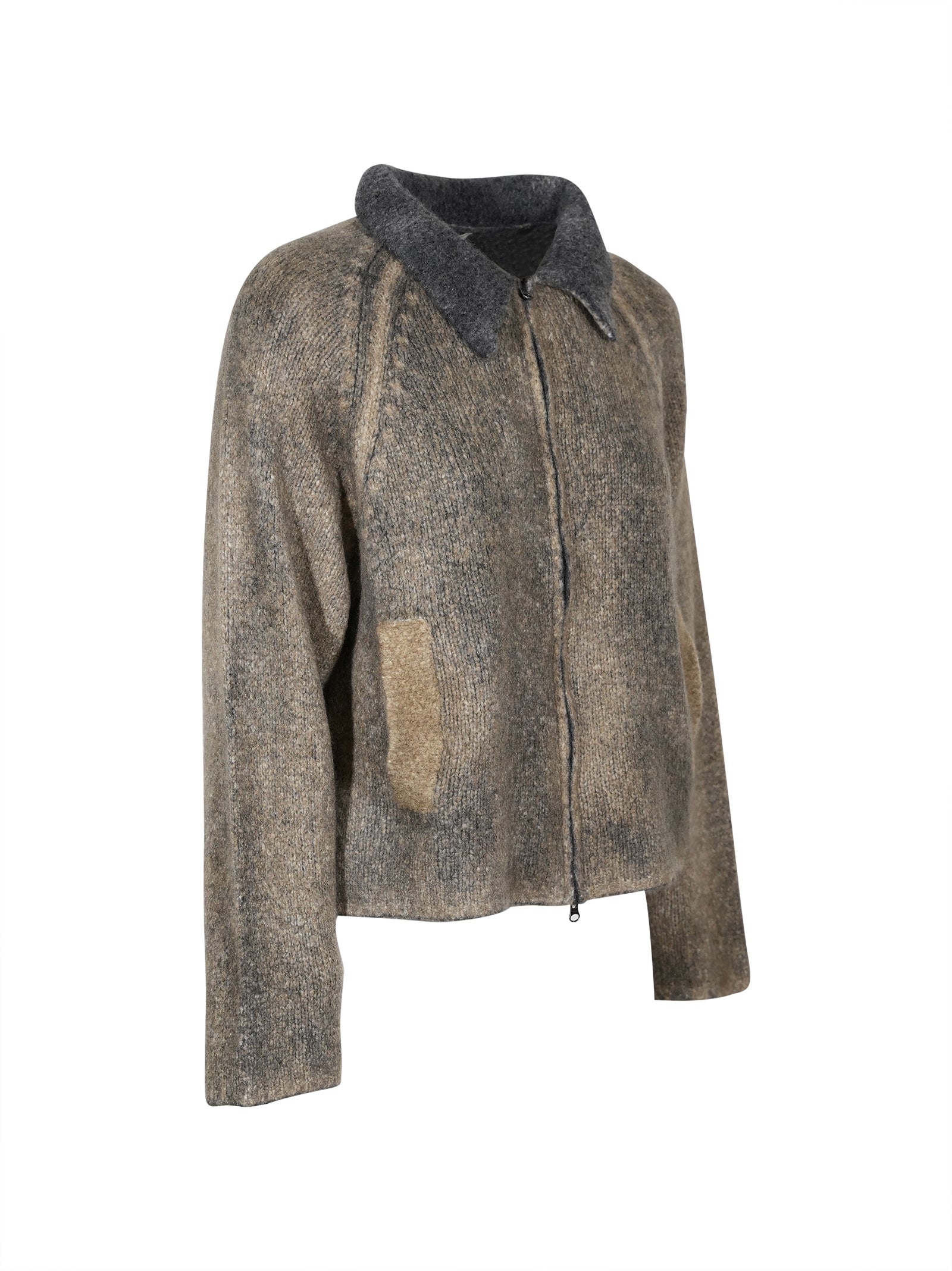 bomber zip  bicolore 