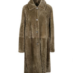 cappotto lungo collo a camicia 
