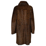 cappotto maculato collo a camicia 