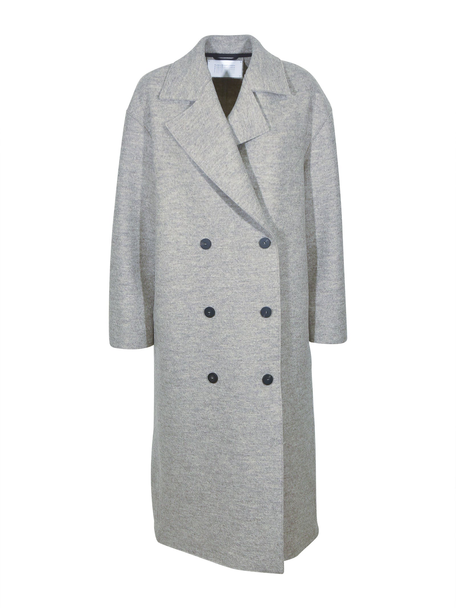 cappotto doppiopetto spalla scesa 