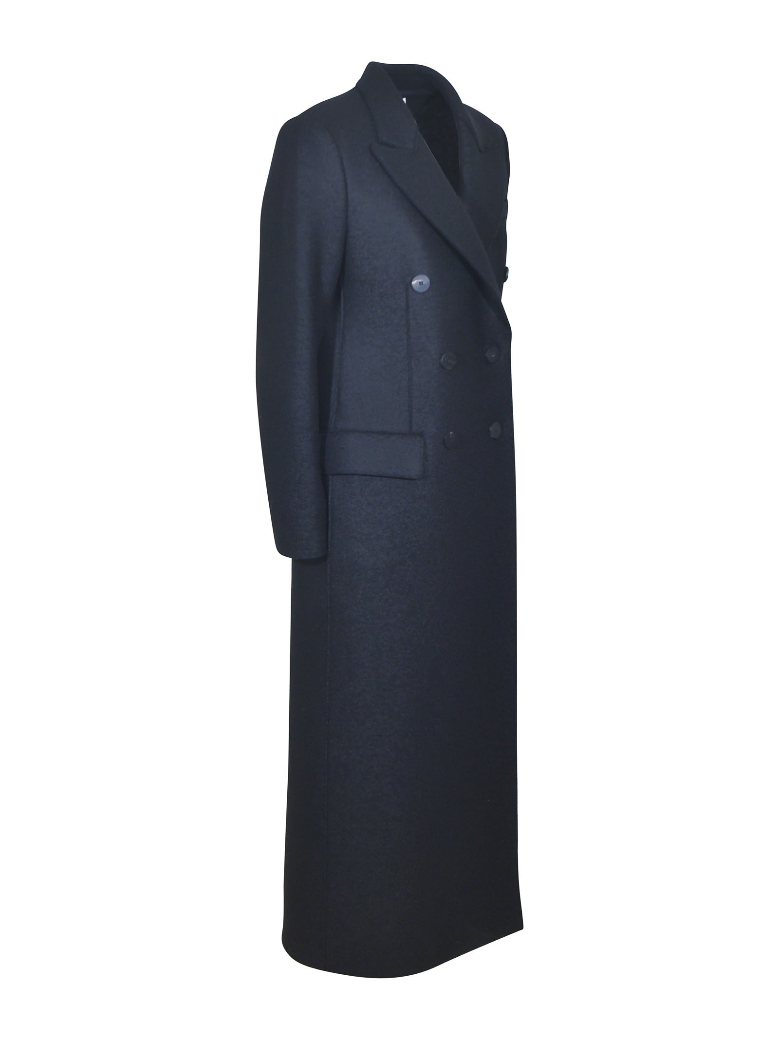 cappotto lungo doppiopetto 