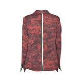 giacca doppiopetto kimono con foulard in schiena 