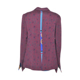 giacca doppiopetto kimono con foulard in schiena 