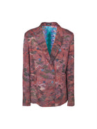 giacca doppiopetto kimono con foulard in schiena