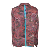 giacca doppiopetto kimono con foulard in schiena 