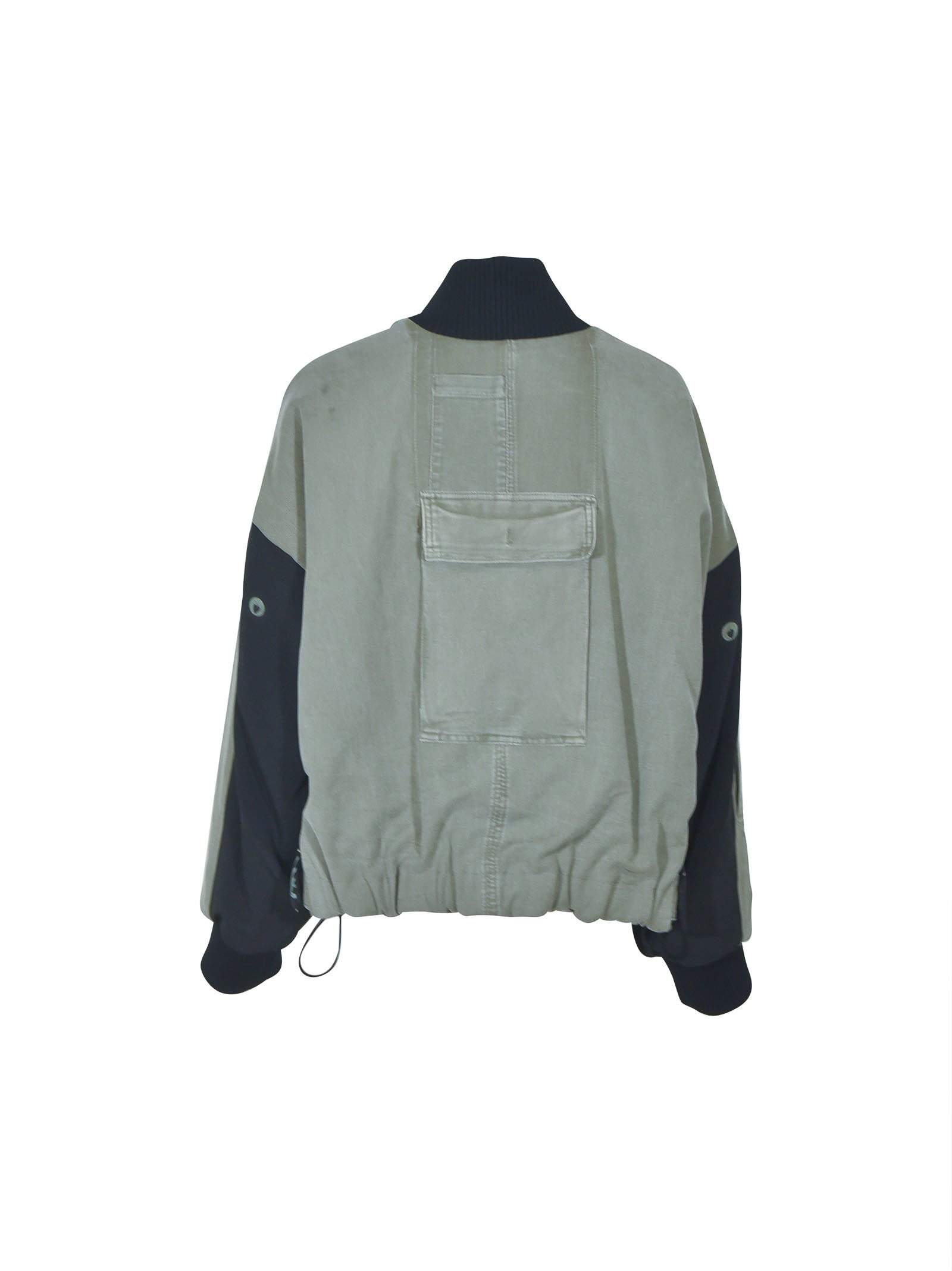bomber con tasconi e inserto kimono vintage 