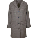 cappotto paul monopetto pied de poule 