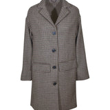 cappotto paul monopetto pied de poule 