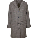 cappotto paul monopetto pied de poule 