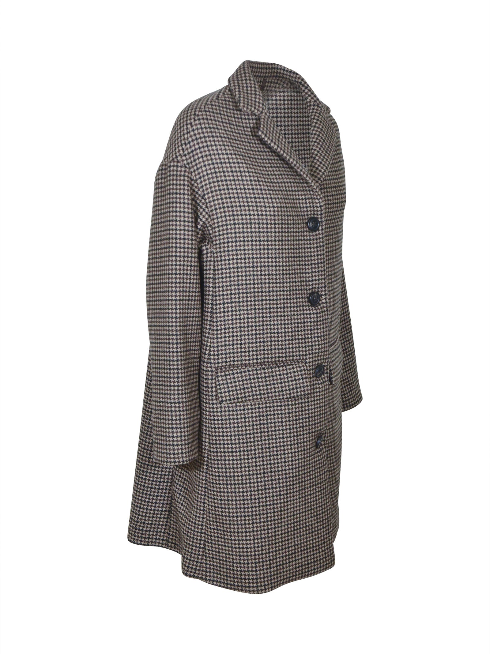cappotto paul monopetto pied de poule 