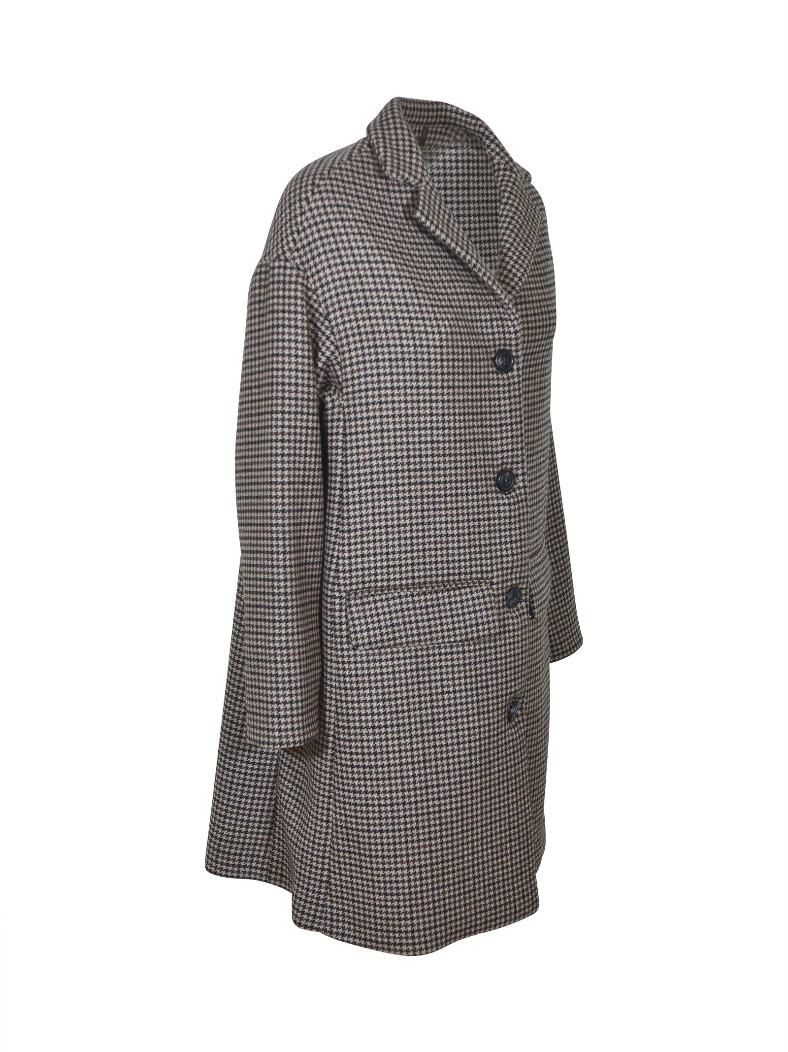 cappotto paul monopetto pied de poule 